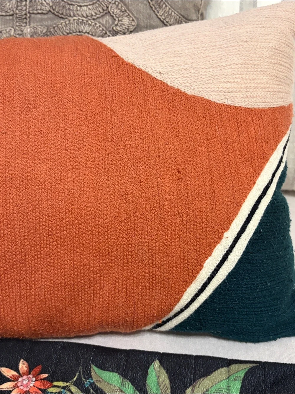 West Elm textured woven